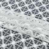 Milly White Diamond Polyester Lace