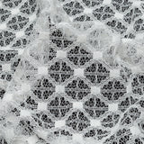 Milly White Diamond Polyester Lace