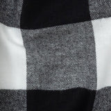 Buffalo Check Cotton Flannel - Black and White - Seco Collection