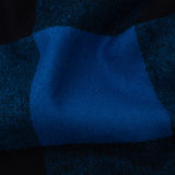 Buffalo Check Cotton Flannel - Black and Blue - Seco Collection