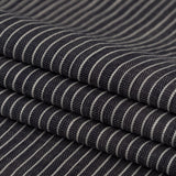 Tornado and Dove Striped Organic Cotton Dobby