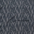 Organic Cotton Shirting - Heathered Icelandic Blue and Grisaille Leaves