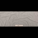 Famous NYC Designer Crystal Gray Stretch Floral Lace