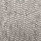 Famous NYC Designer Crystal Gray Stretch Floral Lace