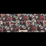 Famous NYC Designer Moonstruck, Poseidon and Sailor Blue Birds and Florals Blended Silk Georgette