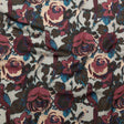 Famous NYC Designer Moonstruck, Poseidon and Sailor Blue Birds and Florals Blended Silk Georgette