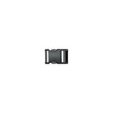 Lucille Italian Small Black Plastic Release Buckle