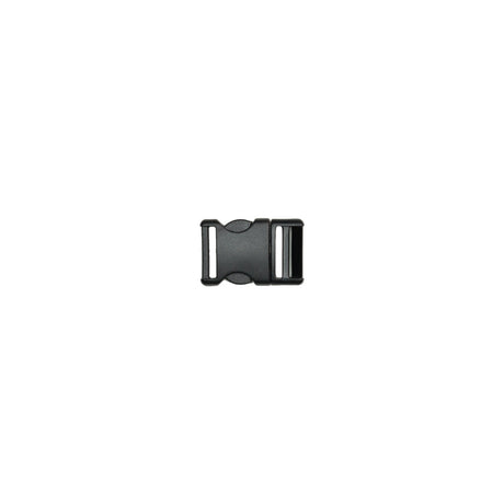Lucille Italian Small Black Plastic Release Buckle
