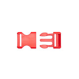 Lucille Italian Medium Fiery Red Plastic Release Buckle