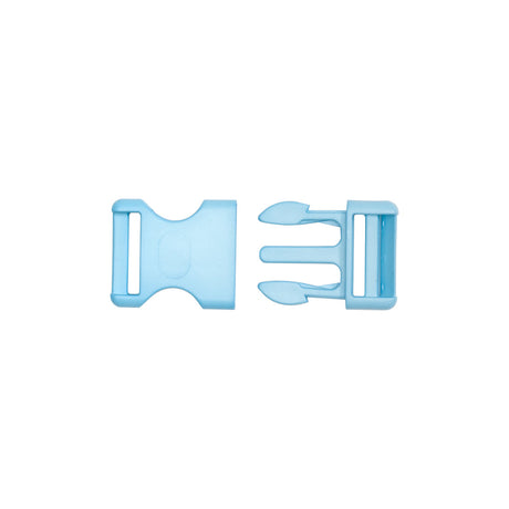 Lucille Italian Medium Plume Blue Plastic Release Buckle
