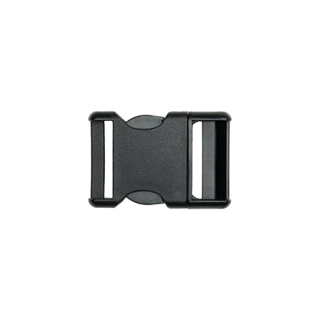Lucille Italian Large Black Plastic Release Buckle