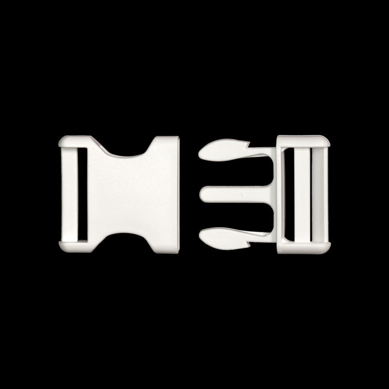 Lucille Italian Large Cloud Dancer Plastic Release Buckle