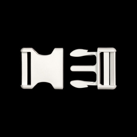 Lucille Italian Large Cloud Dancer Plastic Release Buckle