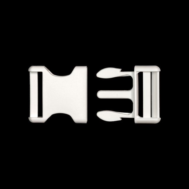 Lucille Italian Large Cloud Dancer Plastic Release Buckle