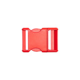 Lucille Lucille Italian Large Fiery Red Plastic Release Buckle