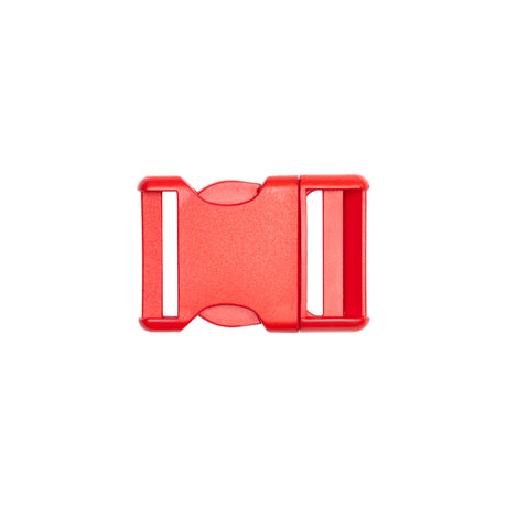 Lucille Lucille Italian Large Fiery Red Plastic Release Buckle