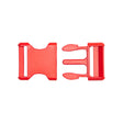 Lucille Lucille Italian Large Fiery Red Plastic Release Buckle