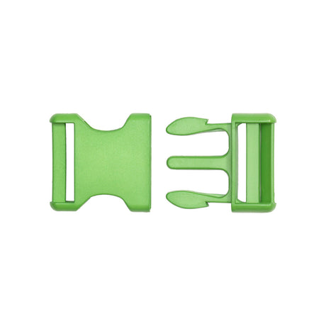 Lucille Italian Large Jasmine Green Plastic Release Buckle