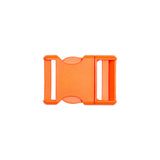 Lucille Italian Large Red Orange Plastic Release Buckle
