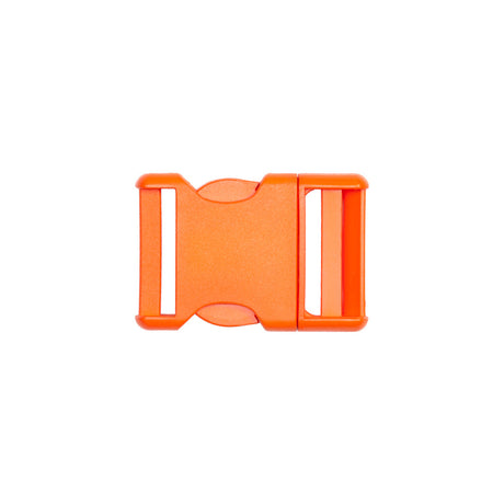 Lucille Italian Large Red Orange Plastic Release Buckle