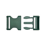Lucille Italian Large Hunter Green Plastic Release Buckle