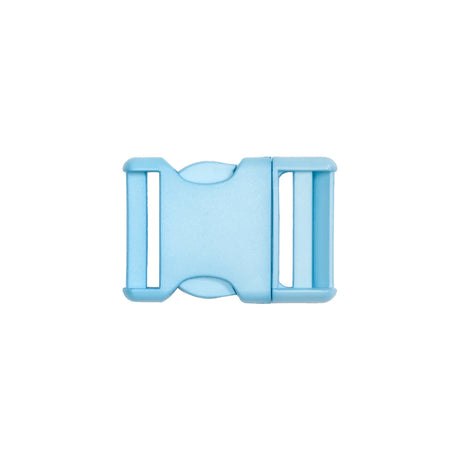 Lucille Italian Large Plume Blue Plastic Release Buckle