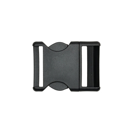 Lucille Italian Extra Large Black Plastic Release Buckle