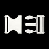 Lucille Italian Extra Large Cloud Dancer Plastic Release Buckle