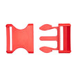Lucille Italian Extra Large Fiery Red Plastic Release Buckle
