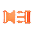Lucille Italian Extra Large Red Orange Plastic Release Buckle
