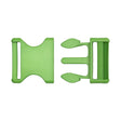 Lucille Italian Extra Large Jasmine Green Plastic Release Buckle
