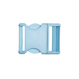 Lucille Italian Extra Large Plume Blue Plastic Release Buckle