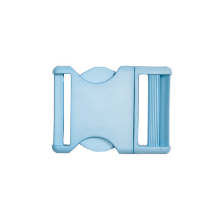 Lucille Italian Extra Large Plume Blue Plastic Release Buckle