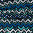 Compression Swimwear Tricot, UV Protective with Aloe Vera Microcapsules - Monaco Blue and Aqua Nautical Ropes - Caye Collection
