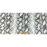 Compression Swimwear Tricot, UV Protective with Aloe Vera Microcapsules - White and Black Python - Caye Collection