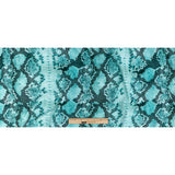 Compression Swimwear Tricot, UV Protective with Aloe Vera Microcapsules - Turquoise Python - Caye Collection