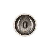 Italian Silver Metal Crest Shank Button - 32L/20mm