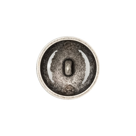 Italian Silver Metal Crest Shank Button - 32L/20mm