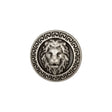 Italian Silver Metal Crest Shank Button - 32L/20mm