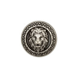 Italian Silver Metal Crest Shank Button - 32L/20mm