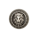 Italian Silver Metal Crest Shank Button - 36L/23mm