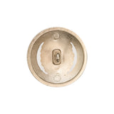Italian Gold Metal Crest Shank Button - 36L/23mm