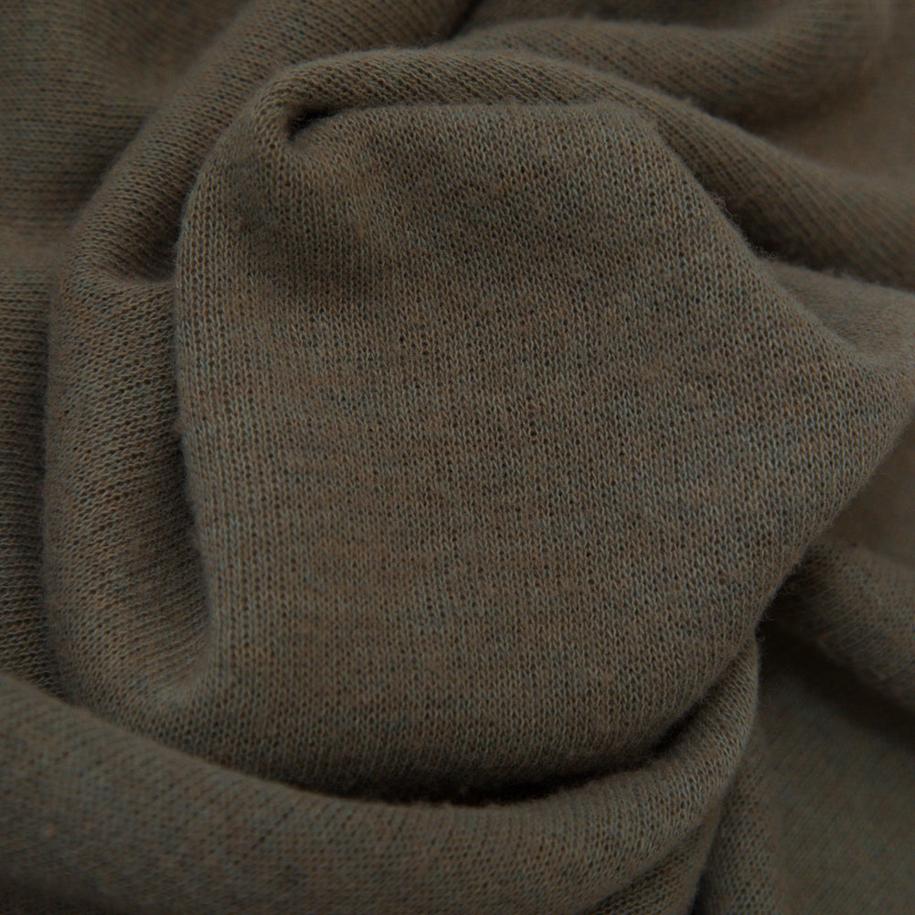 Italian Brindle and Coffee Liqueur Reversible Wool Double Knit