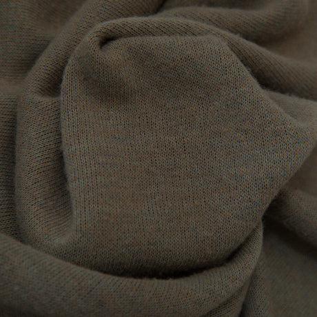 Italian Brindle and Coffee Liqueur Reversible Wool Double Knit
