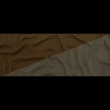 Italian Brindle and Coffee Liqueur Reversible Wool Double Knit