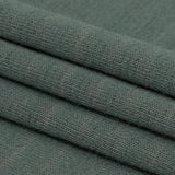 Italian Striped Sea Spray, Castor Gray and Adobe Rose Reversible Wool Double Knit
