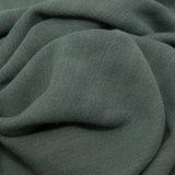 Italian Striped Sea Spray, Castor Gray and Adobe Rose Reversible Wool Double Knit