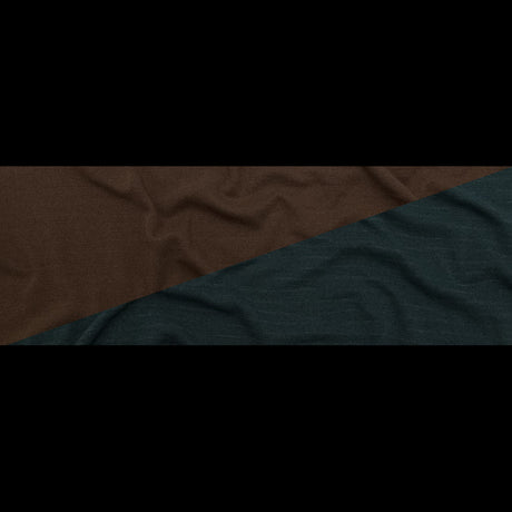 Italian Striped Scarab and Carafe Reversible Wool Double Knit