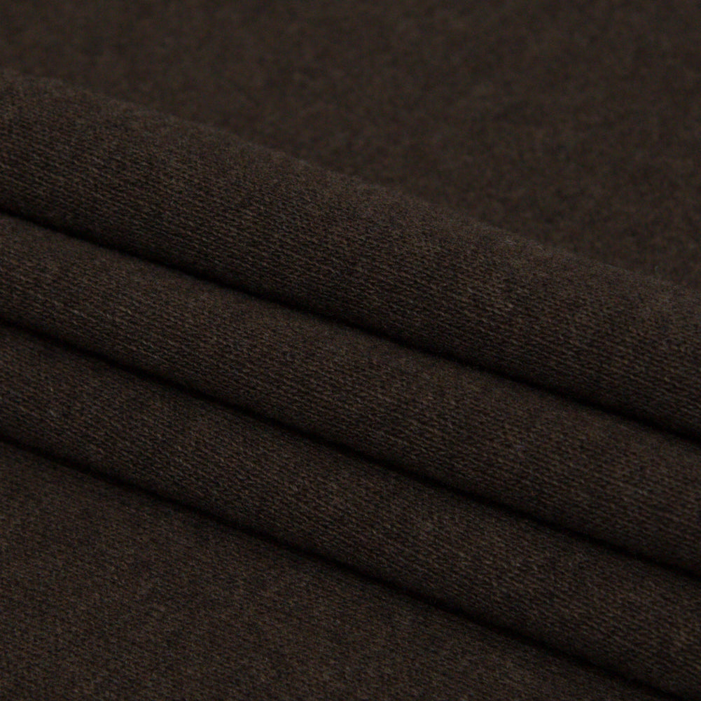 Italian Wren and Sepia Tint Reversible Wool Double Knit