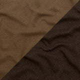 Italian Wren and Sepia Tint Reversible Wool Double Knit